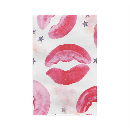 Kiss Kiss Microfiber Tea Towel