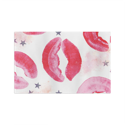 Kiss Kiss Microfiber Tea Towel