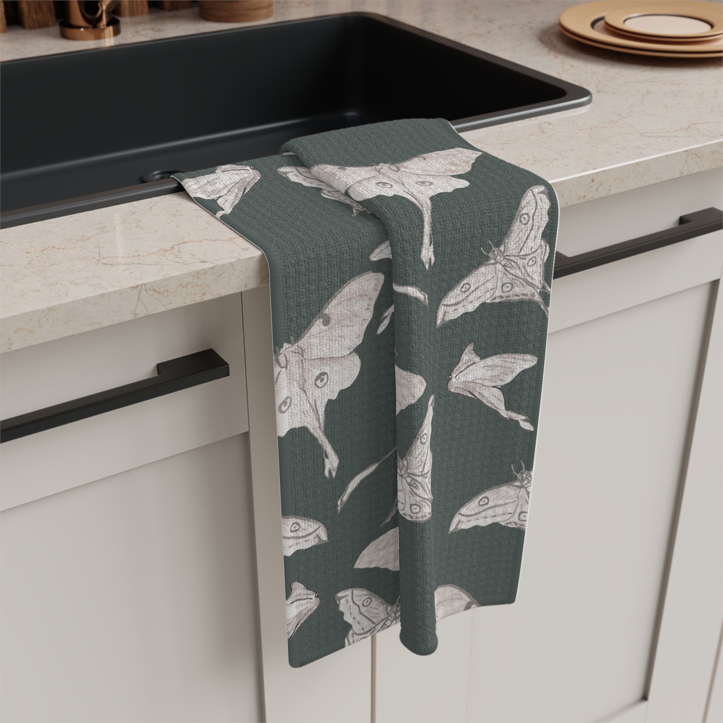 Moth Lover Microfiber Tea Towel