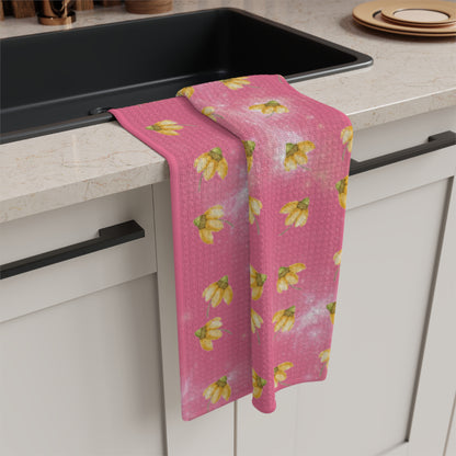 Spring Bloom Microfiber Tea Towel