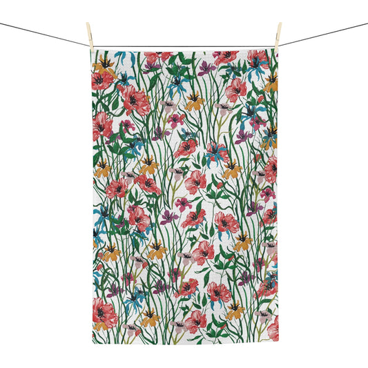 Wildflower Rush Microfiber Tea Towel