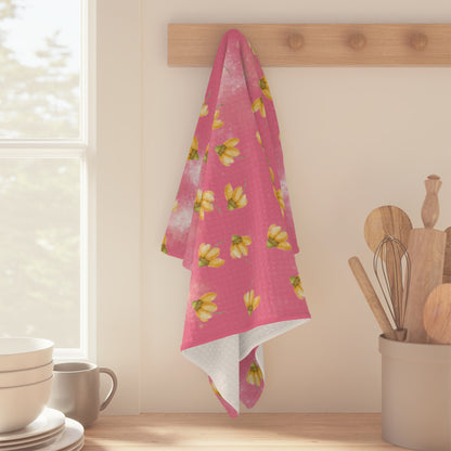 Spring Bloom Microfiber Tea Towel