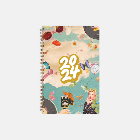 Planner Hardcover Spiral 5.5 x 8.5