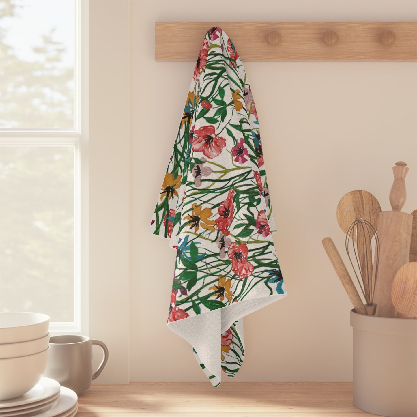 Wildflower Rush Microfiber Tea Towel