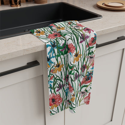 Wildflower Rush Microfiber Tea Towel