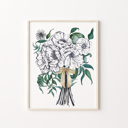 Anna's Bouquet Art Print