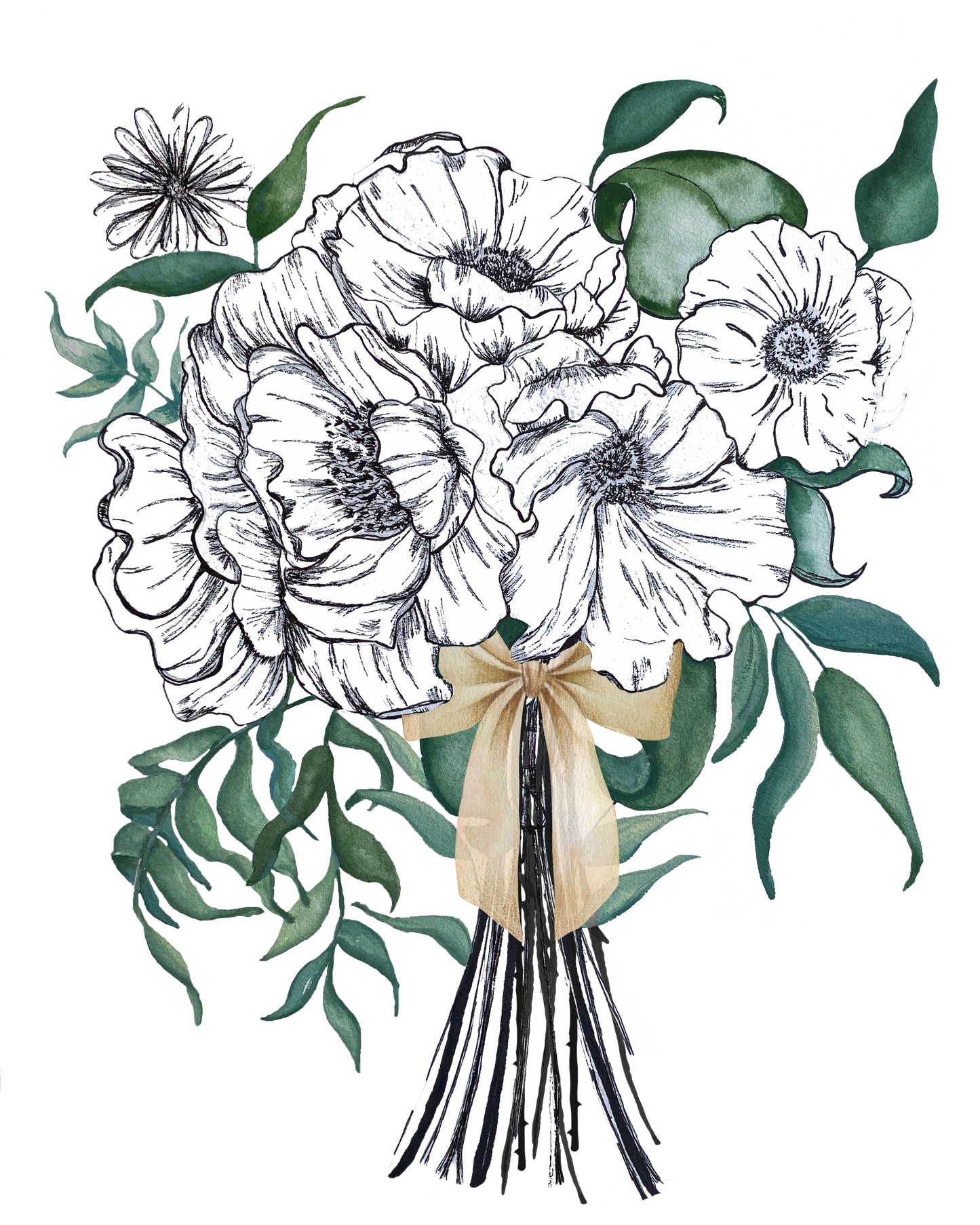 Anna's Bouquet Art Print