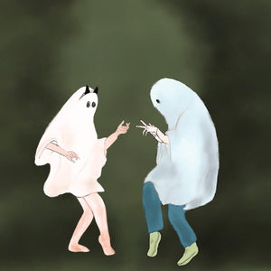 Dancing Ghost Art Print