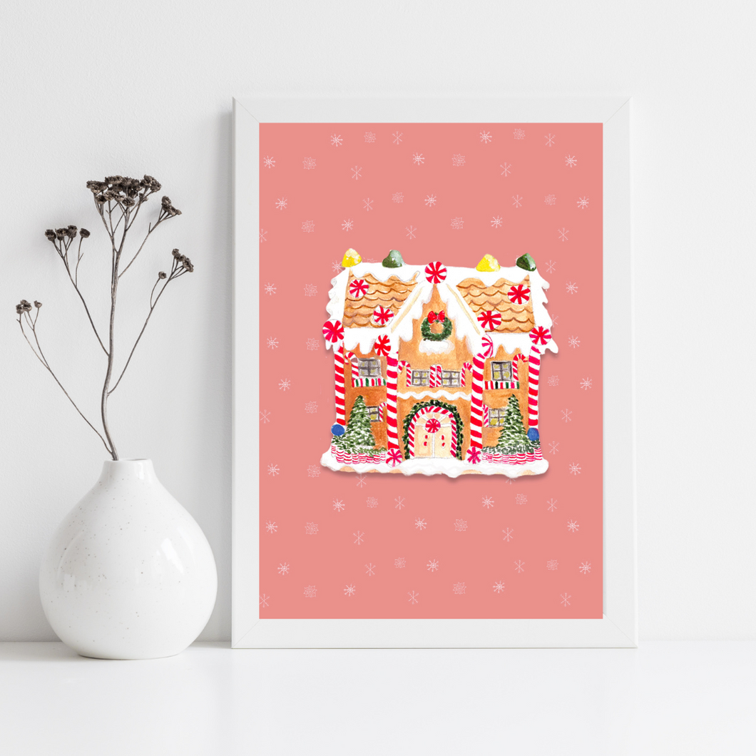 Ginger Bread House Art Print