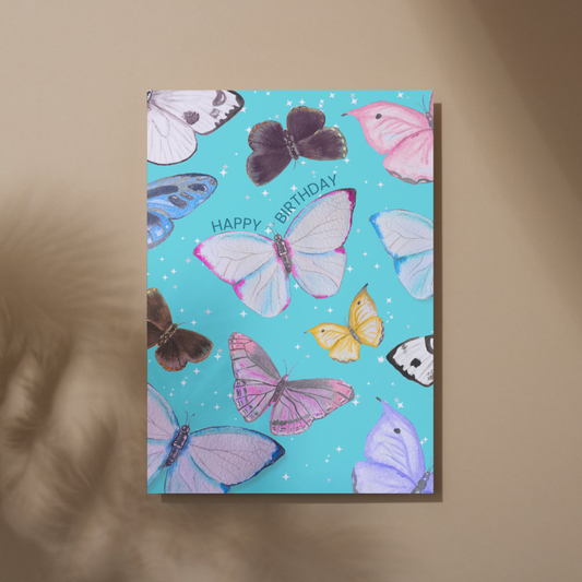 Butterfly Bash Greeting Card