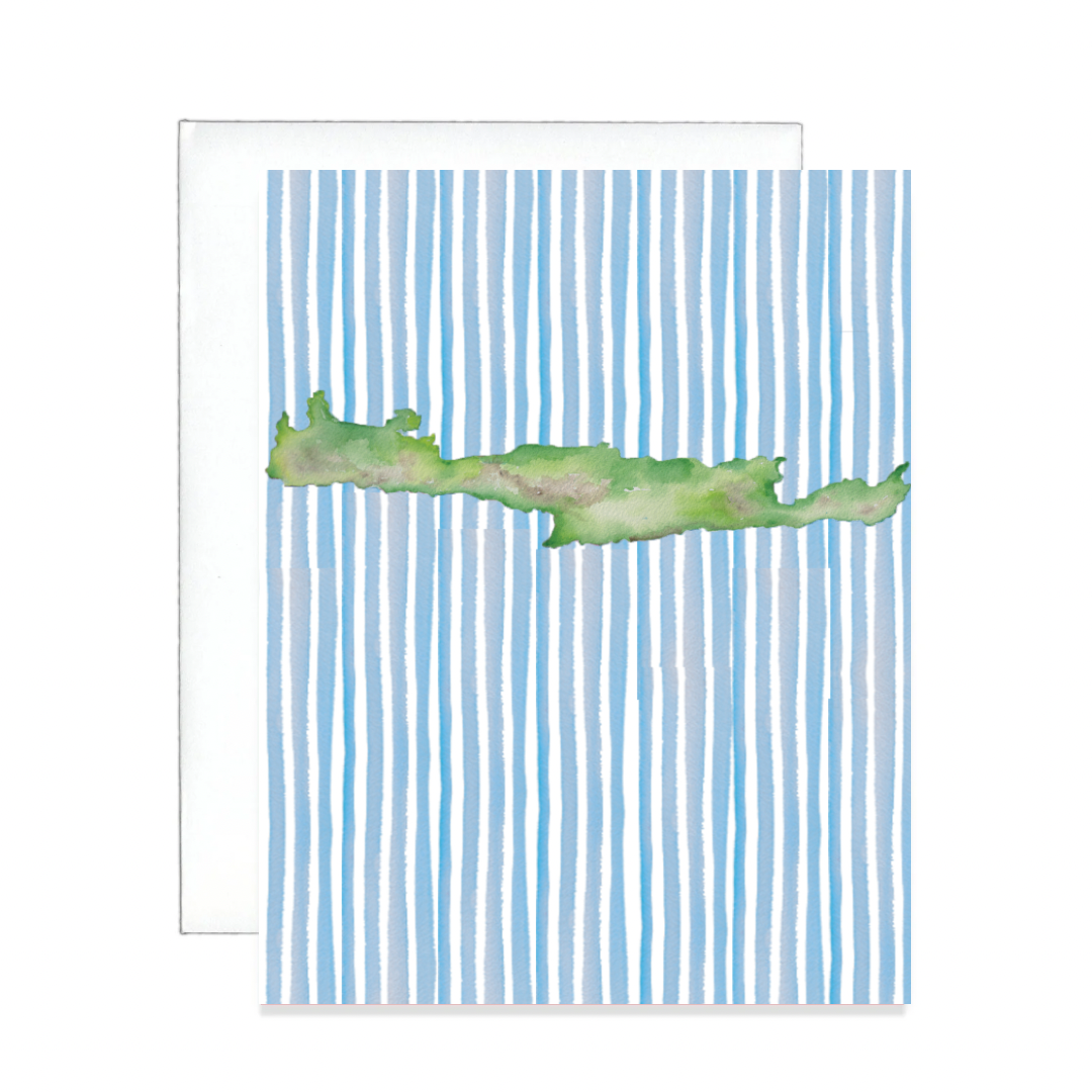 Crete Island Greeting Card