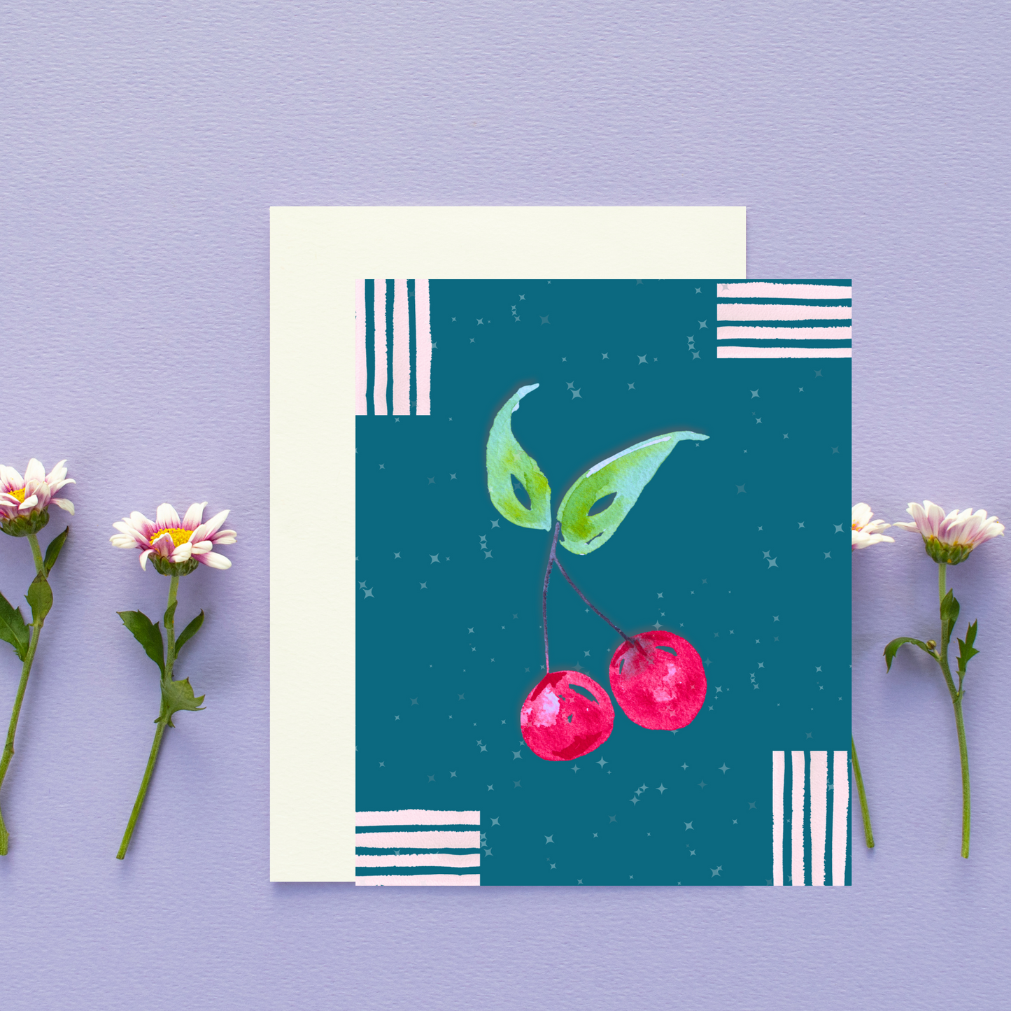 Cherry Greeting Card