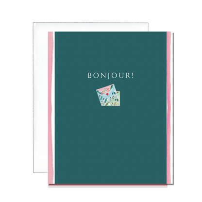 Bonjour! Greeting Card
