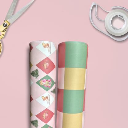Yuletide Plaid Wrapping Paper