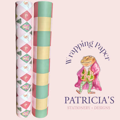 Yuletide Plaid Wrapping Paper