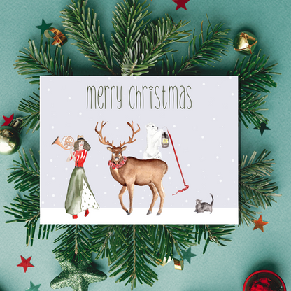 Merry Christmas Greeting Card