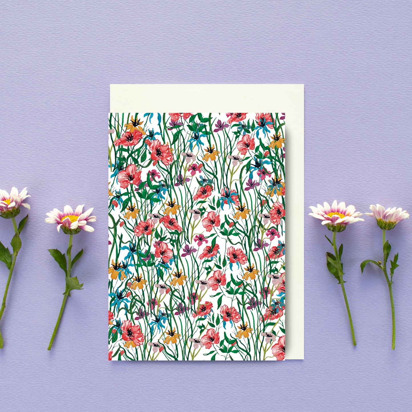 Wildflower Rush Greeting Card