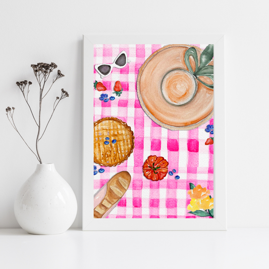 Picnic Art Print