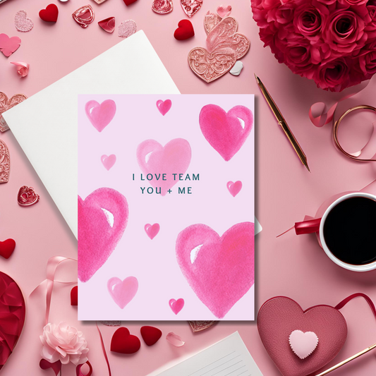 Team Me + You Greeting Card