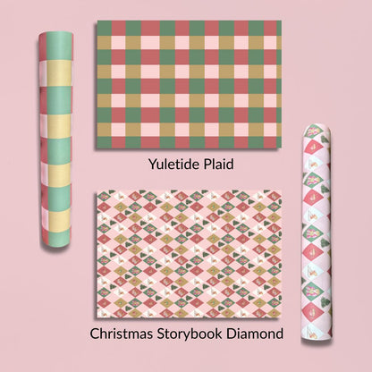 Yuletide Plaid Wrapping Paper