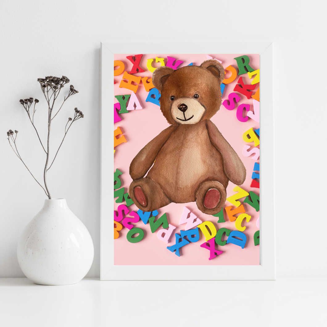 Tony Bear Art Print