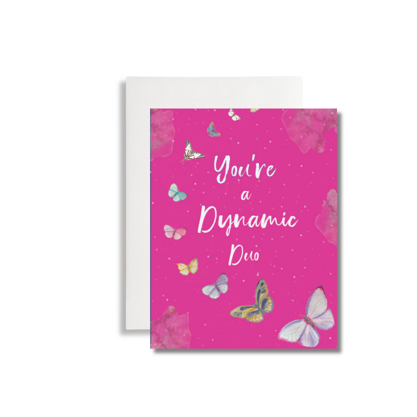 You're A Dynamic Duo Greeting Card