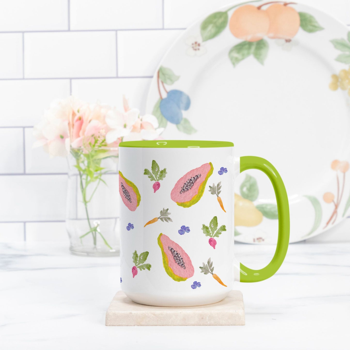 Fruitful Sips - Papaya & Friends Mug