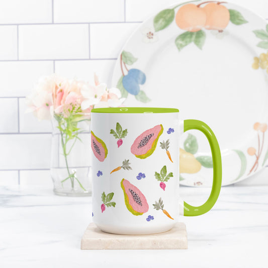 Fruitful Sips - Papaya & Friends Mug