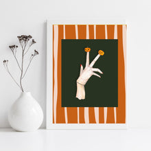 Load image into Gallery viewer, Pumpkin Fingers Art Print
