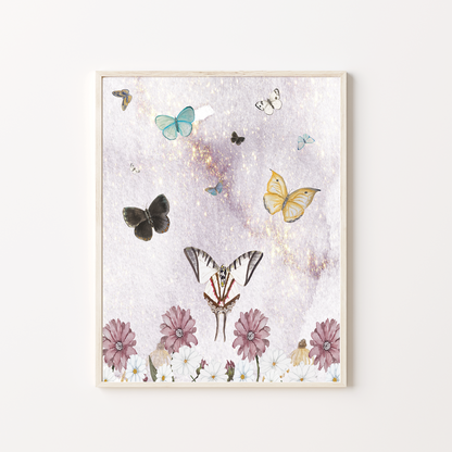 Butterfly Bloom Art Print