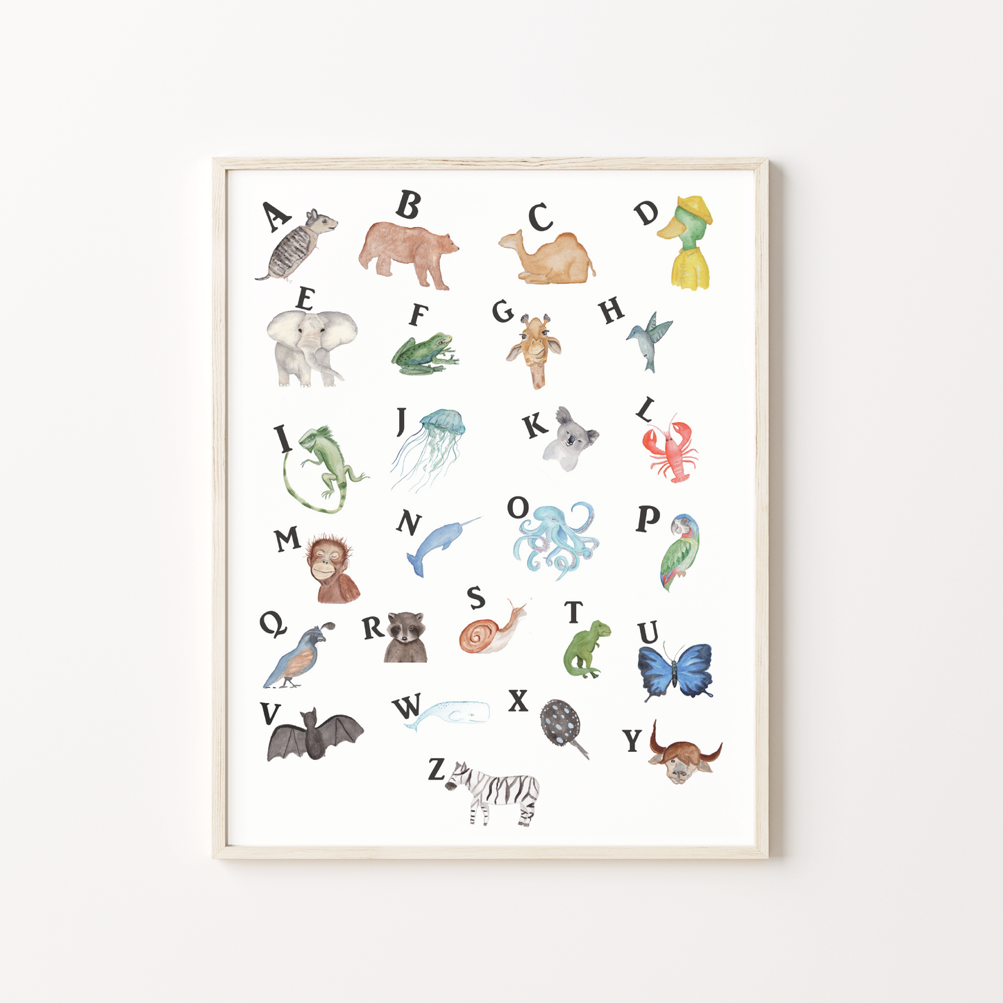 Nursery ABC Art Print