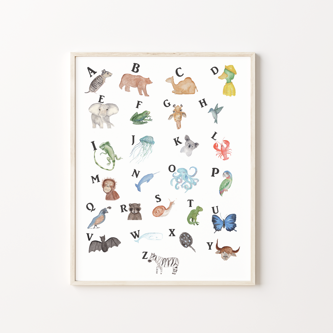 Nursery ABC Art Print