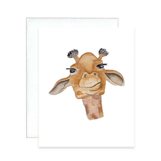 Giraffe Greeting Card