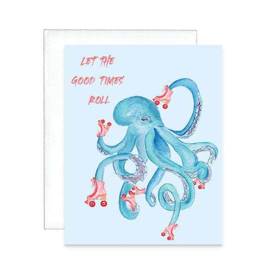 Octopus Greeting Card