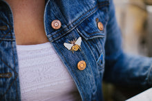 Load image into Gallery viewer, Bee Enamel Pin
